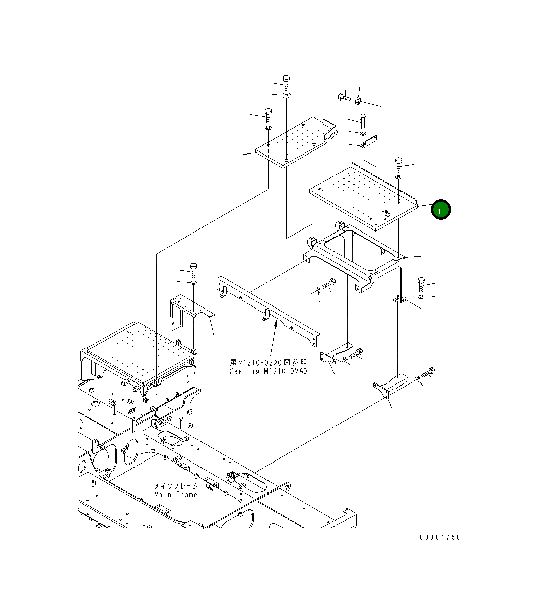 Крышка 8234-54-1413 Komatsu