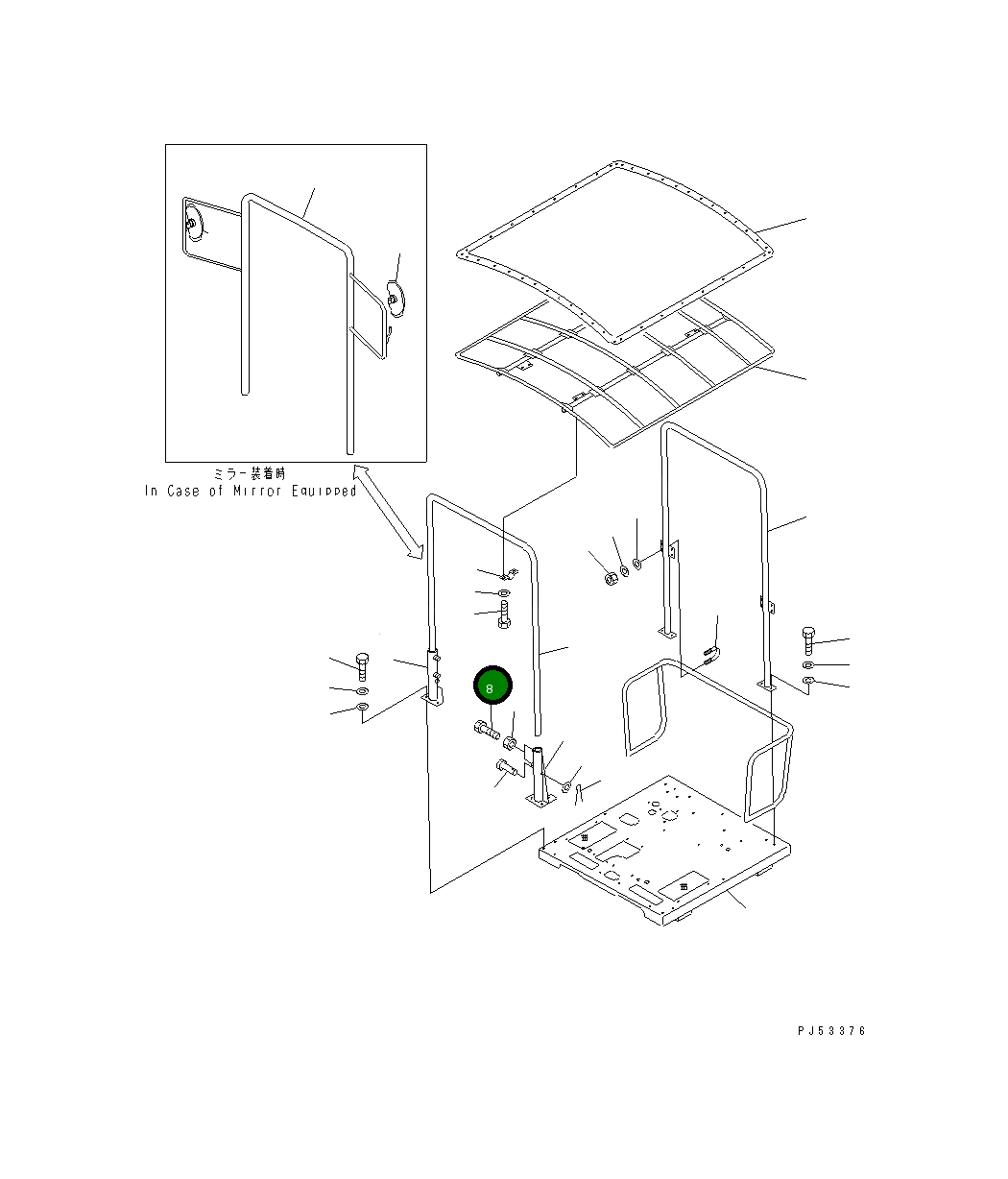 Болт 01016-51232 Komatsu