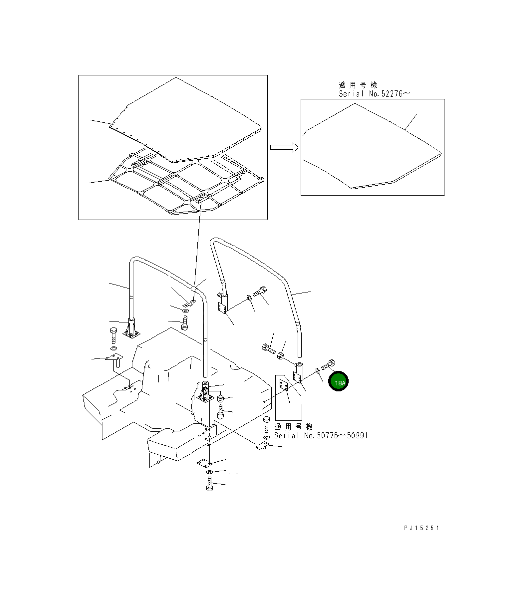 Болт 01010-51895 Komatsu