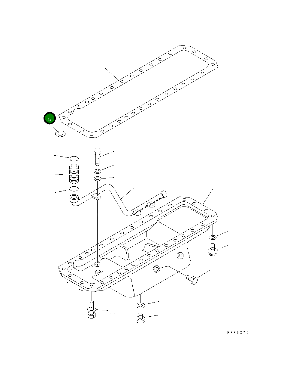 Кольцо CU3033073 Komatsu
