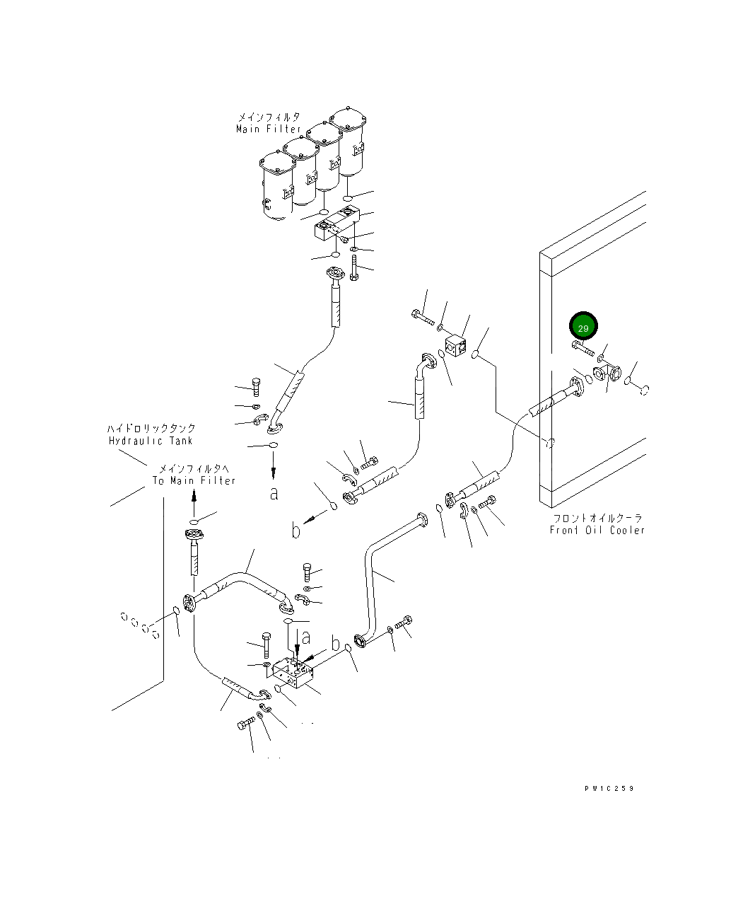 Болт 01011-81235 Komatsu