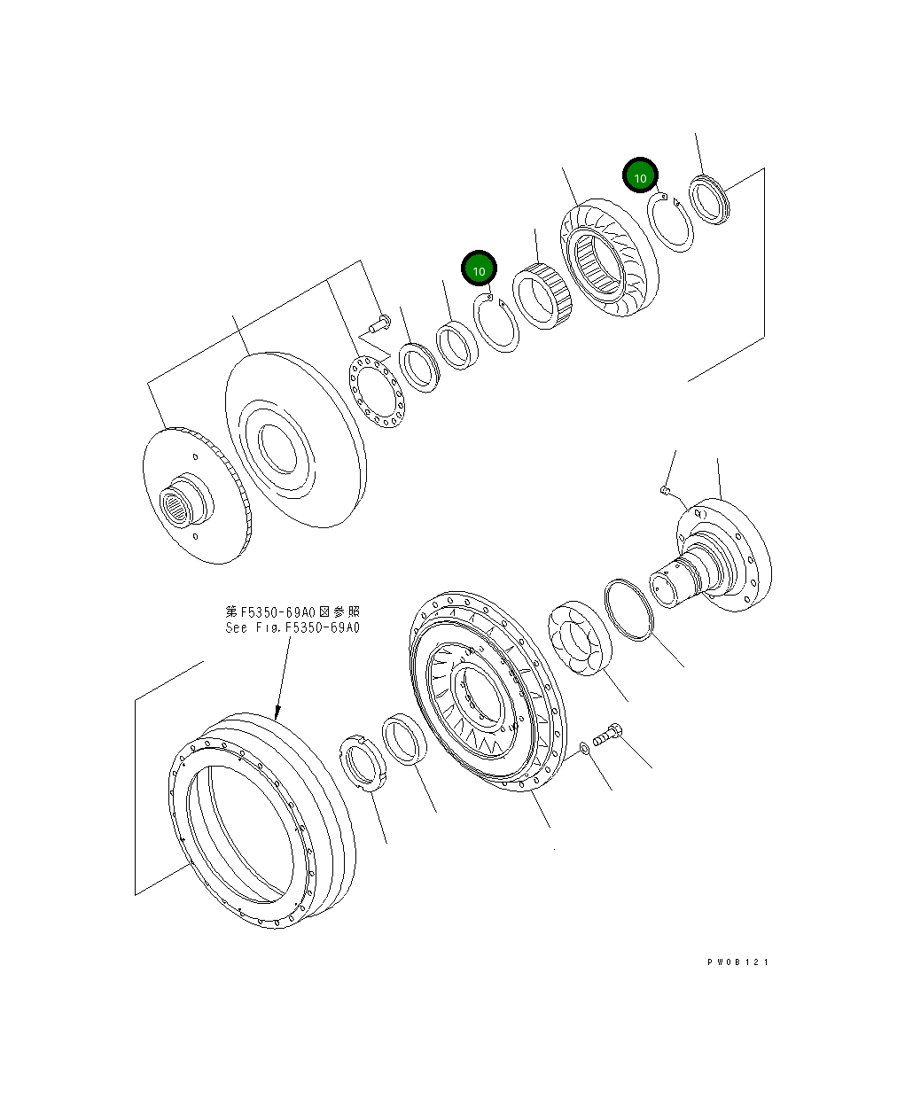 Кольцо 04077-00120 Komatsu