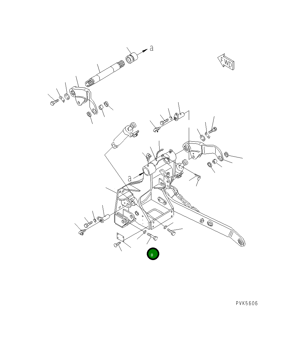 Болт 01011-81875 Komatsu