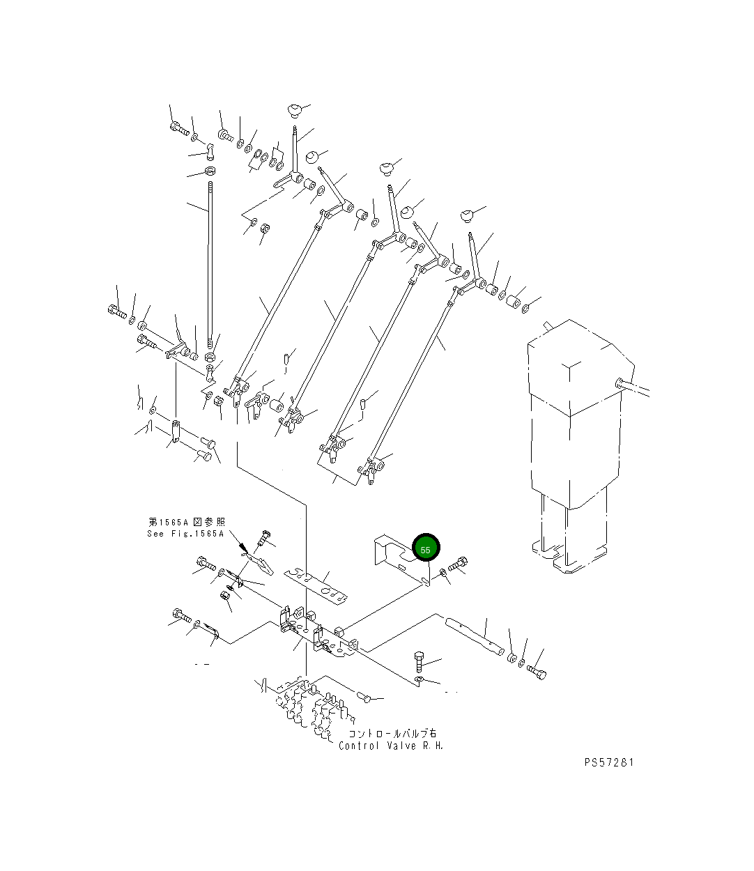 Крышка 23F-54-11182 Komatsu