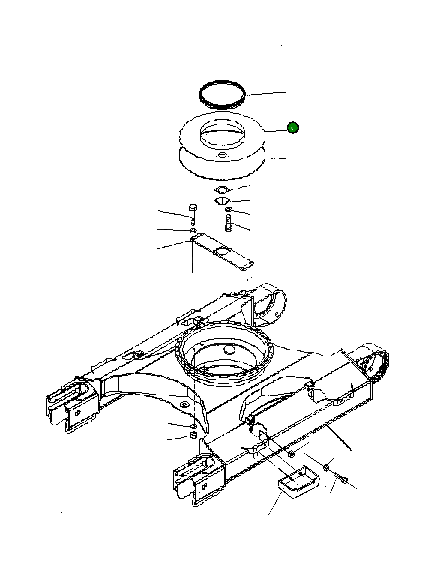 Крышка 206-30-71160 Komatsu