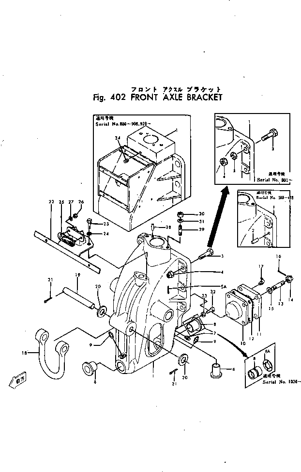 Болт 01000-31220 Komatsu
