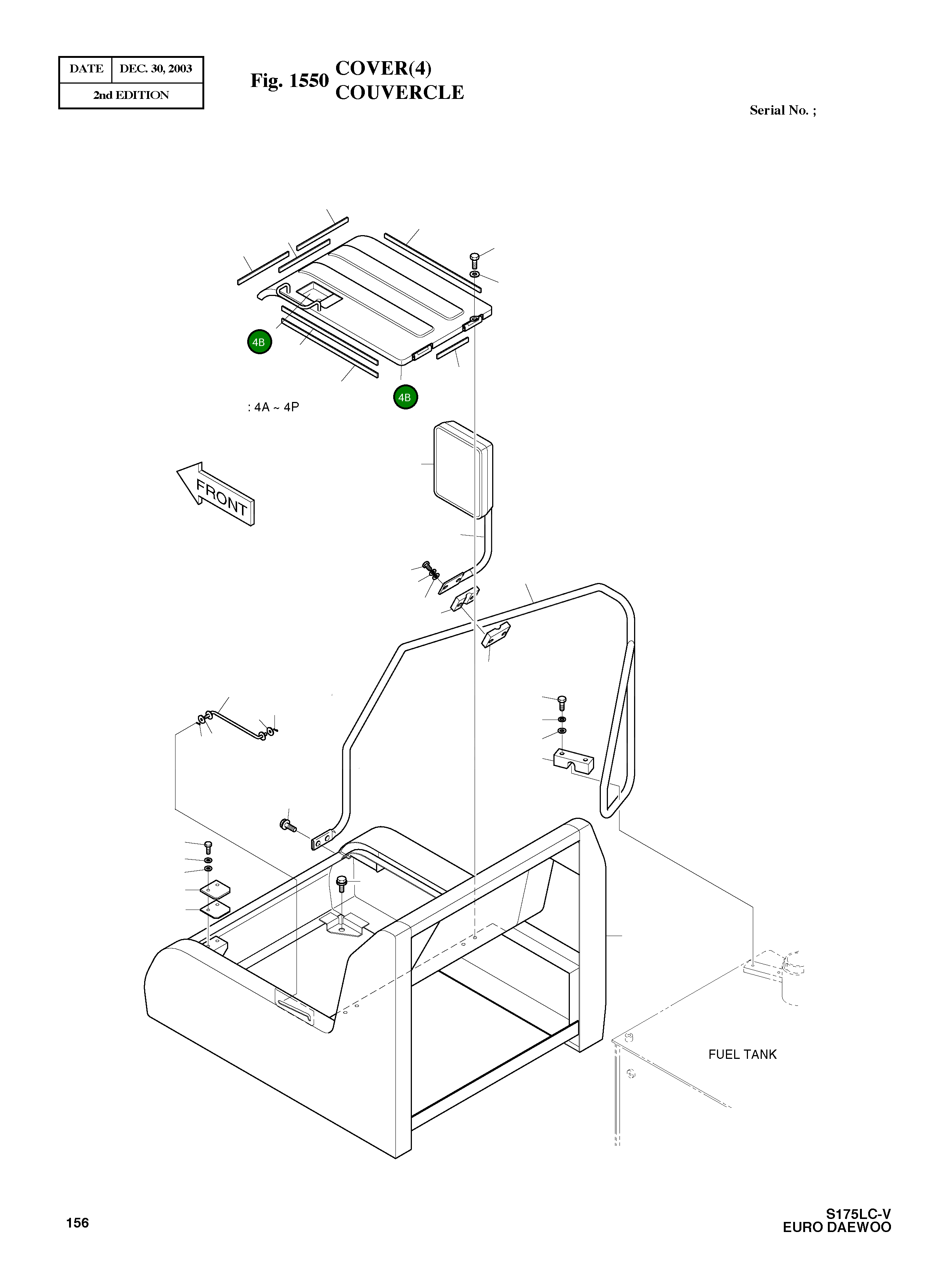 Крышка 621-02496  Komatsu