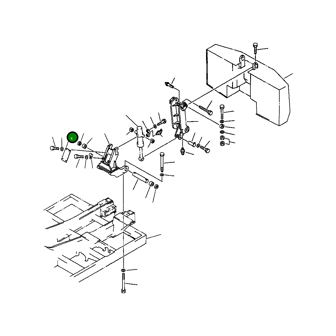 Крышка 209-46-51680  Komatsu