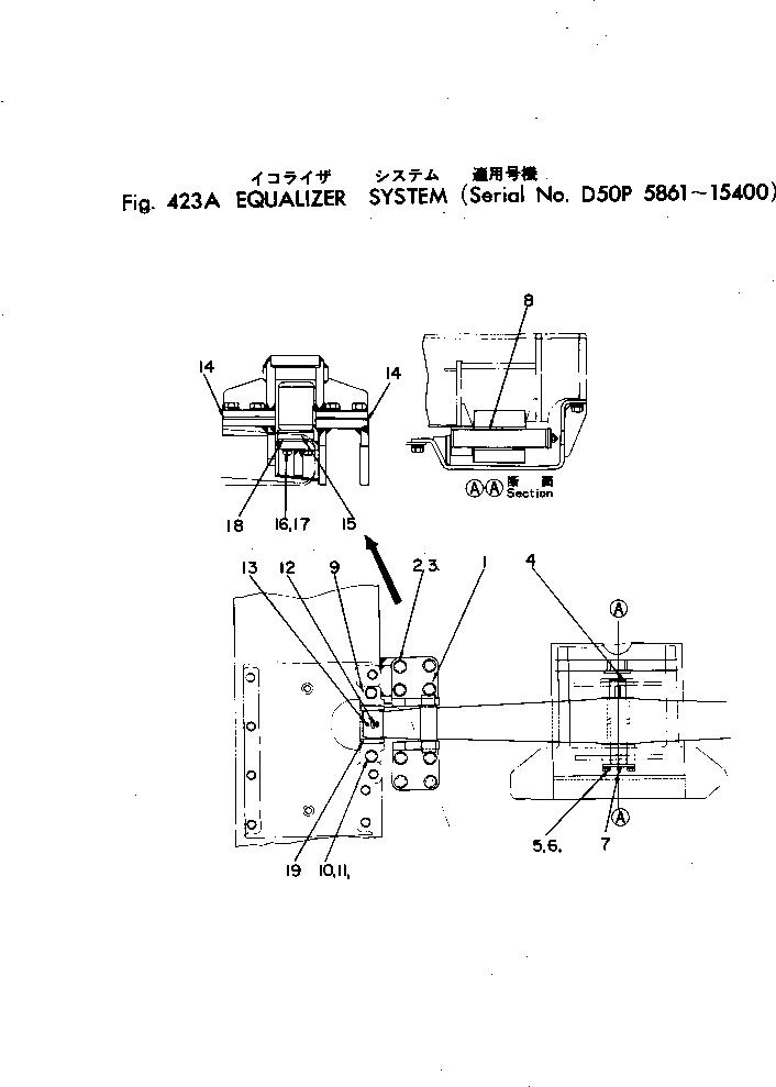Болт 01000-32280  Komatsu