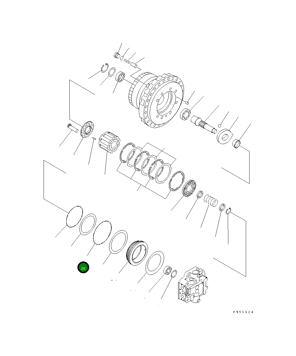 Кольцо уплотнительное (O-Ring) 07000-15195 Komatsu