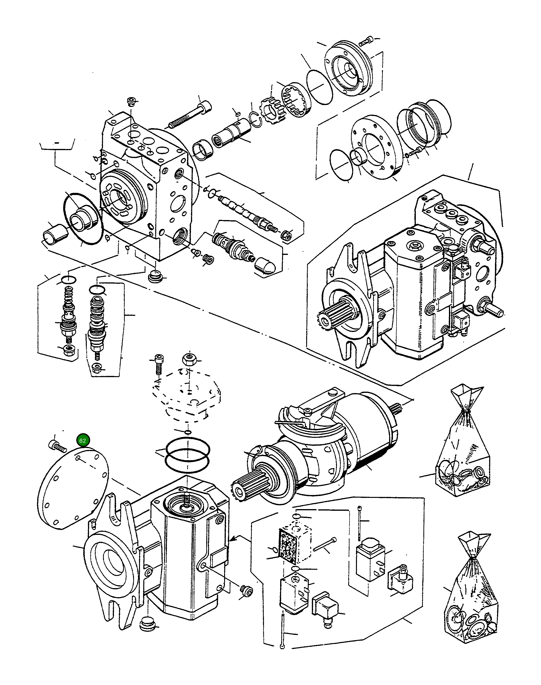 Крышка 4918370M1 Komatsu