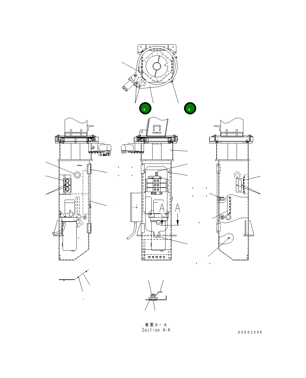 Болт MH21A15-06012 Komatsu