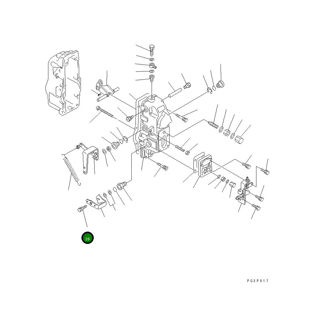 Болт DK020006-1670 Komatsu