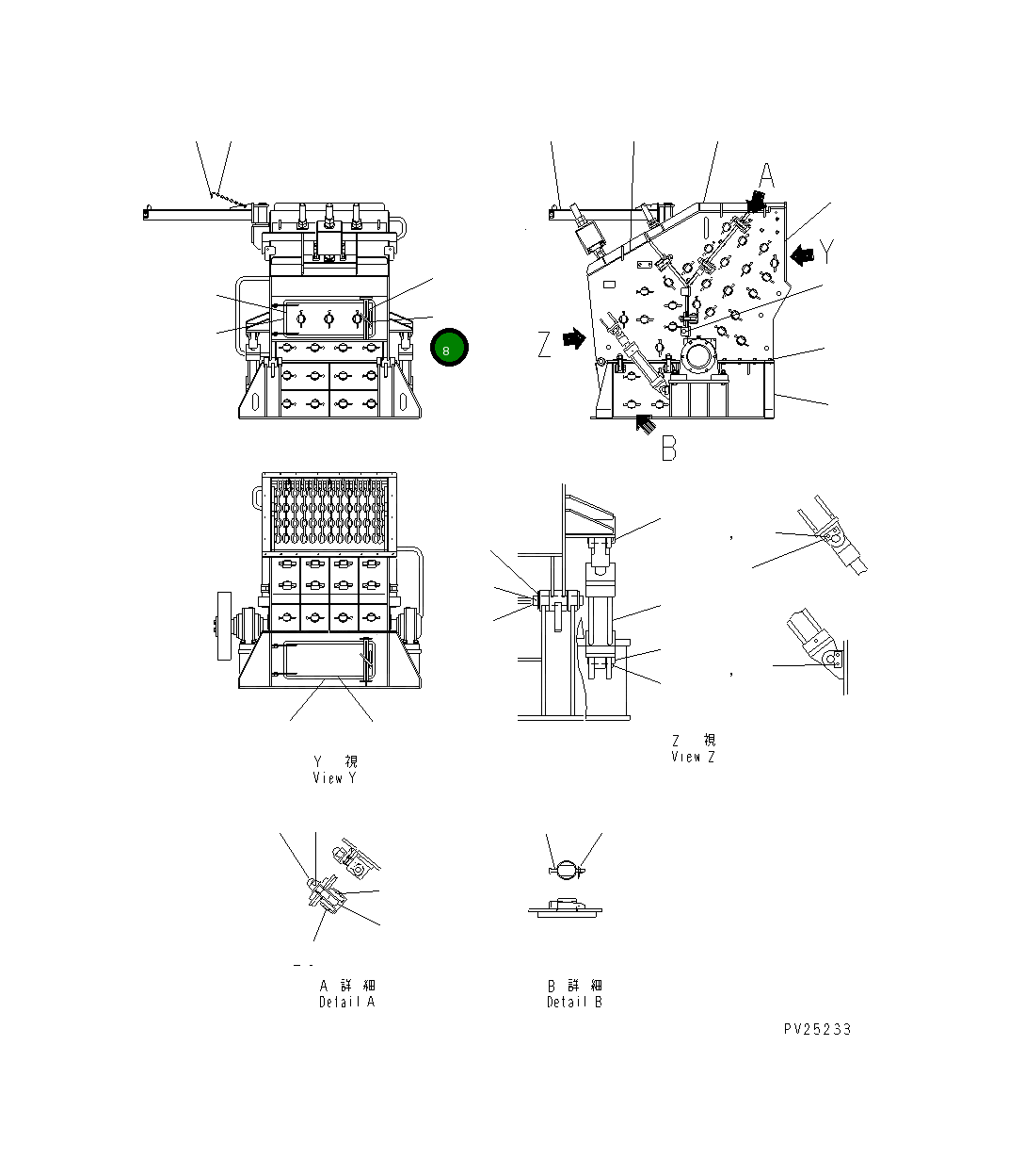 Болт KHK-0411600 Komatsu