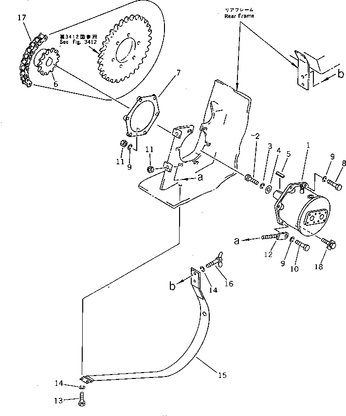 Болт 258-58-29210  Komatsu