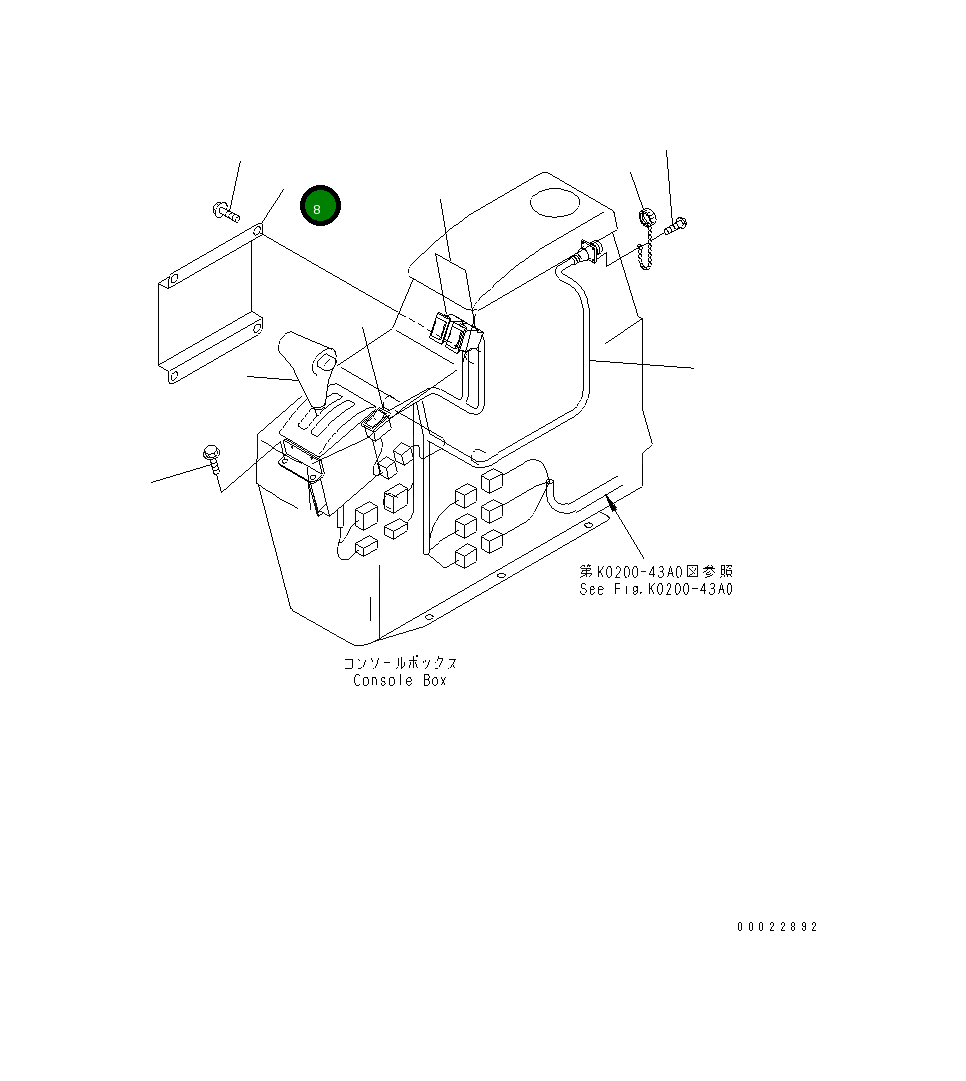 Крышка 56B-06-16320 Komatsu