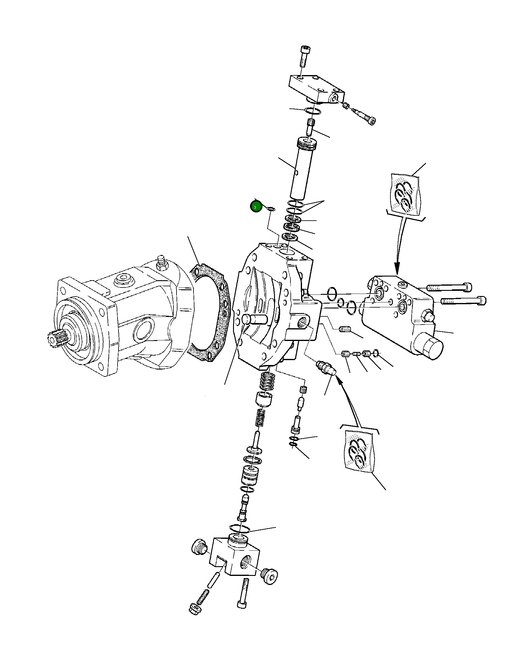 Кольцо уплотнительное (O-Ring) 21D-60-15880  Komatsu