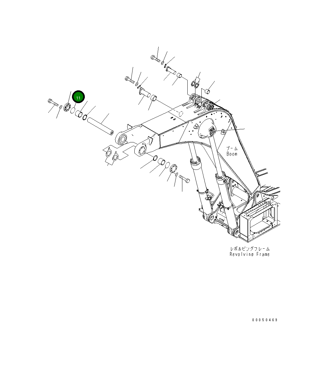 Крышка 21T-70-31310  Komatsu