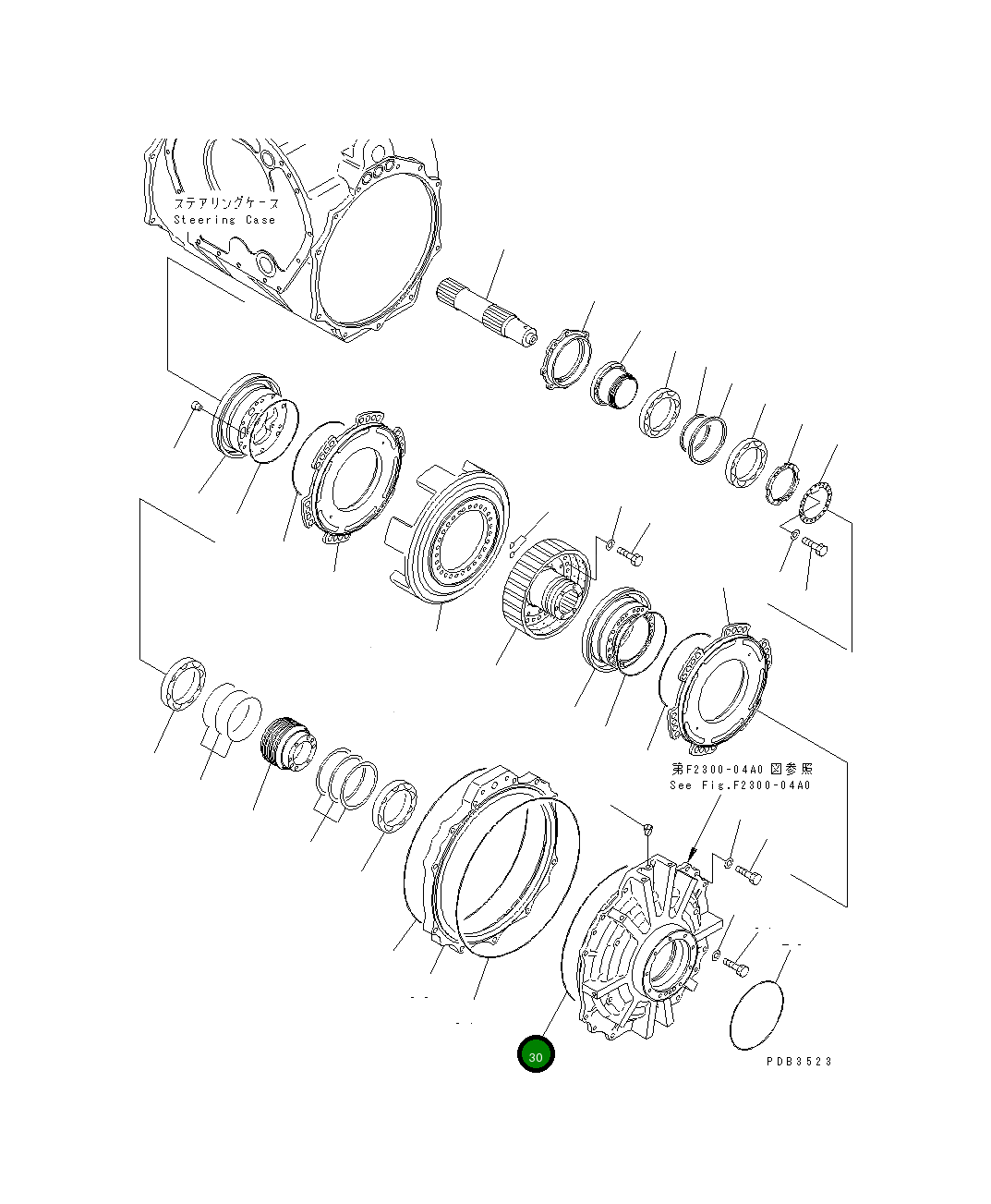 Кольцо уплотнительное (O-Ring) 566-13-43140 Komatsu