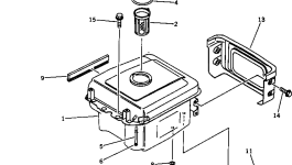 Наклейка YM105100-55230 Komatsu