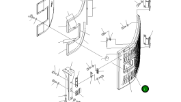 Крышка 22U-54-22471NW Komatsu
