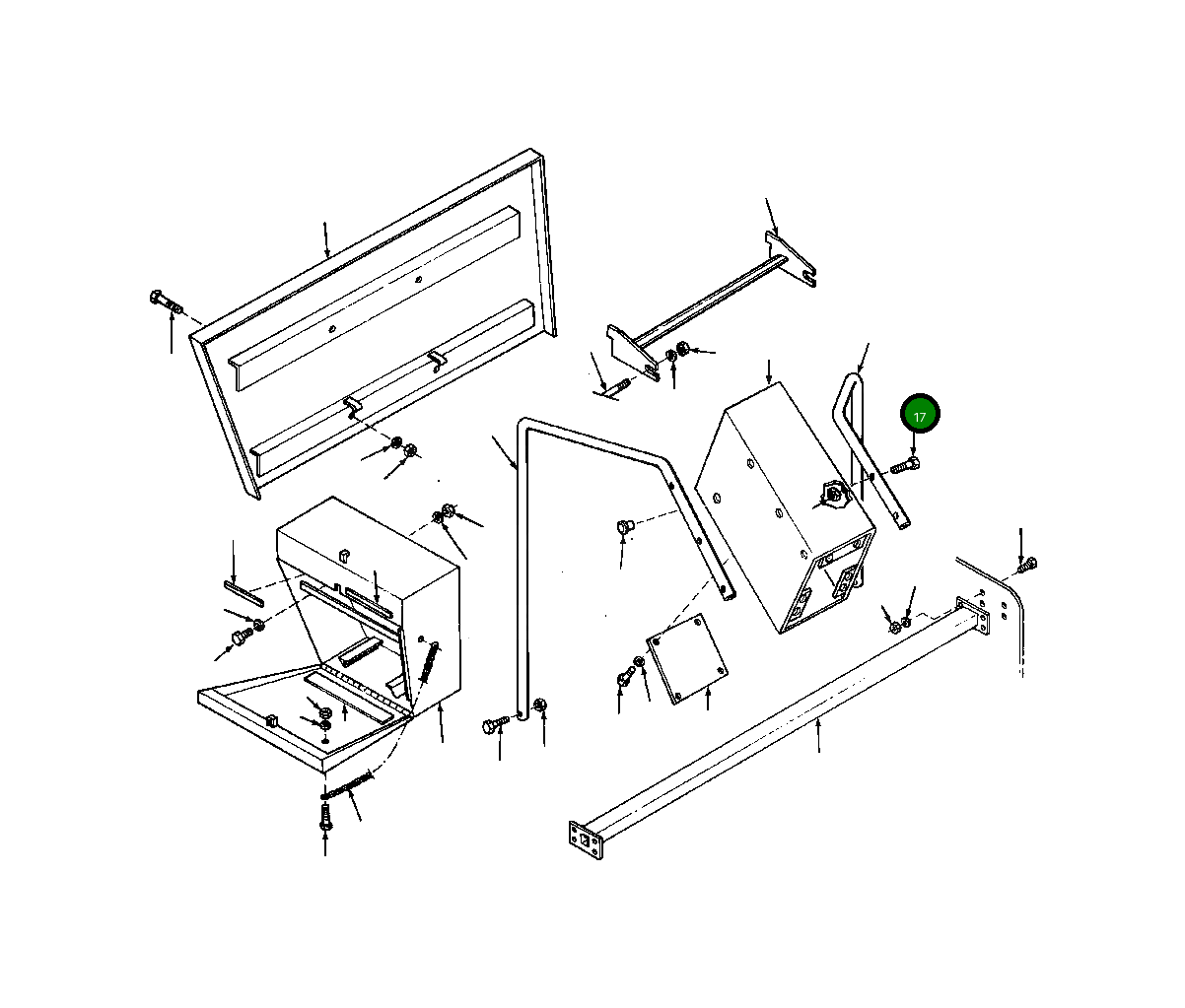 Болт 34 260 H45 Komatsu