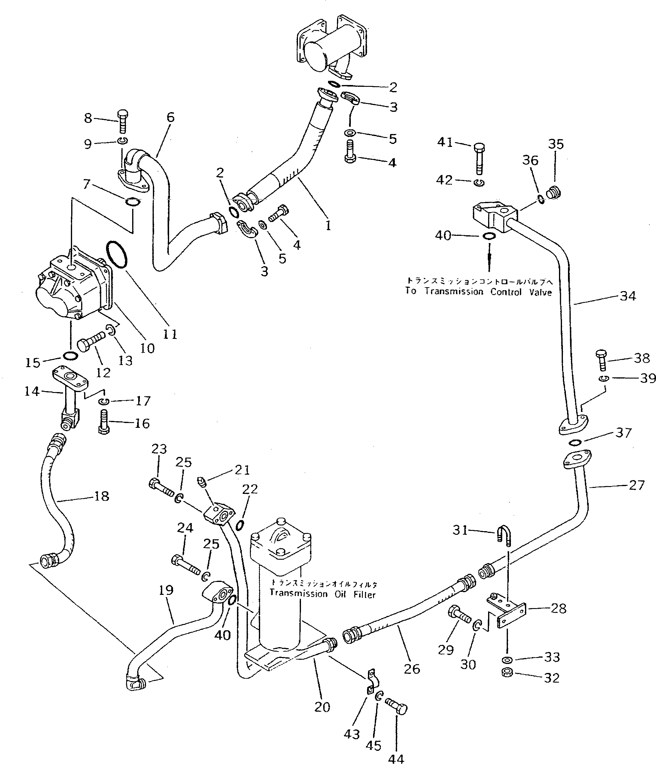 Болт 07372-81240  Komatsu