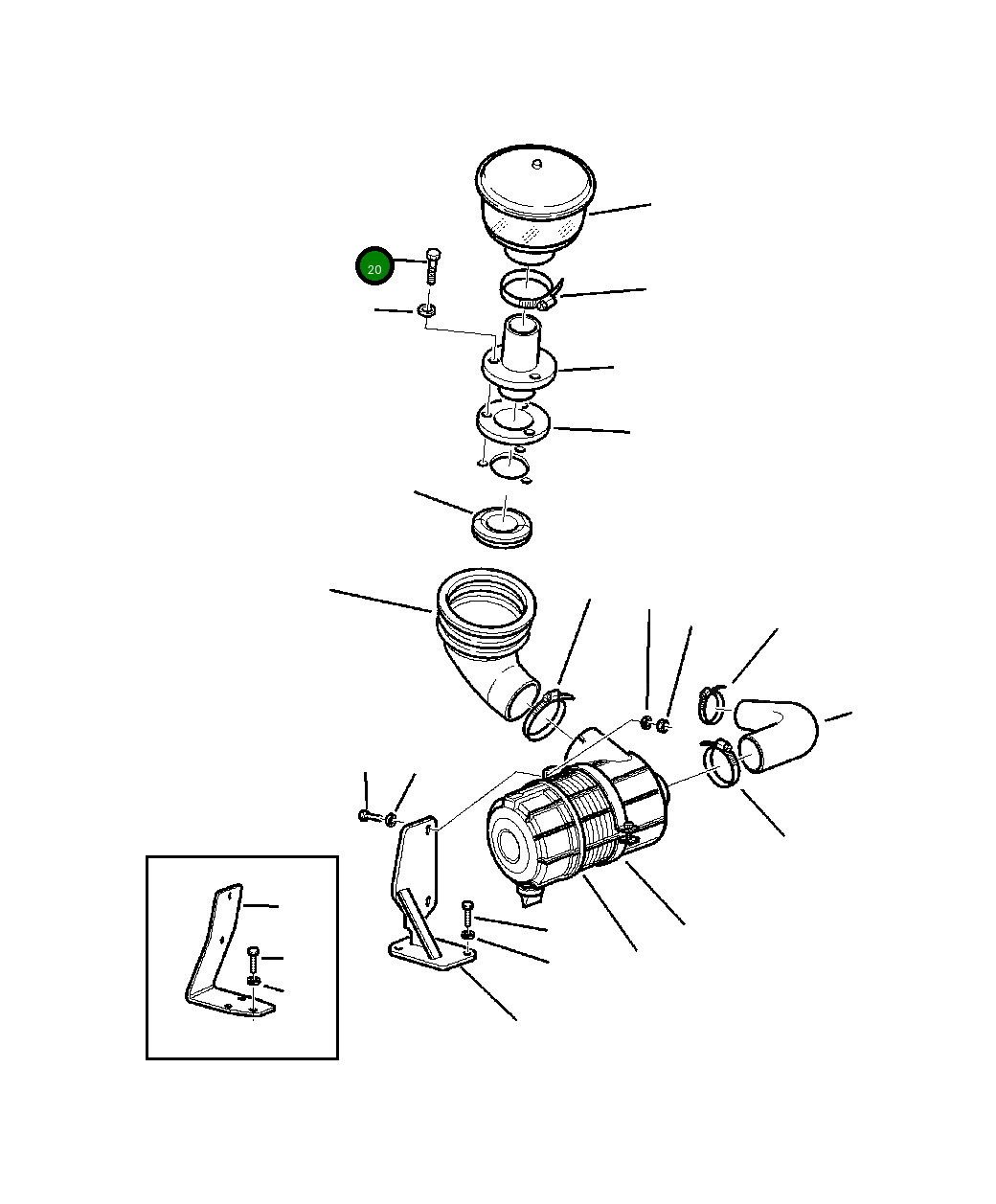 Болт 801400089  Komatsu