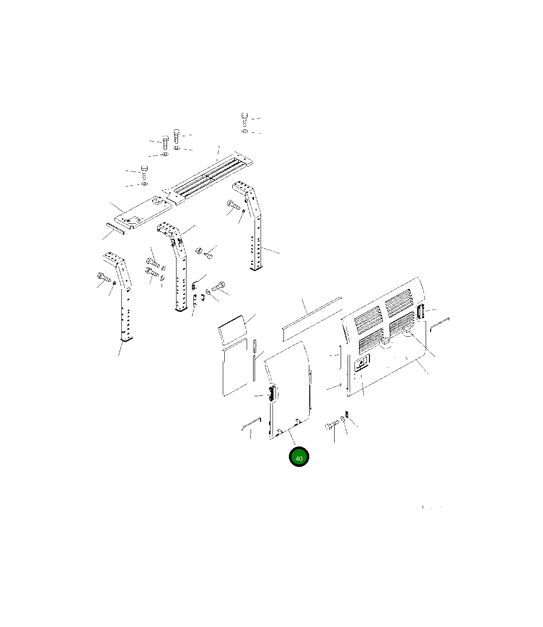 Крышка 2A6-54-11722  Komatsu