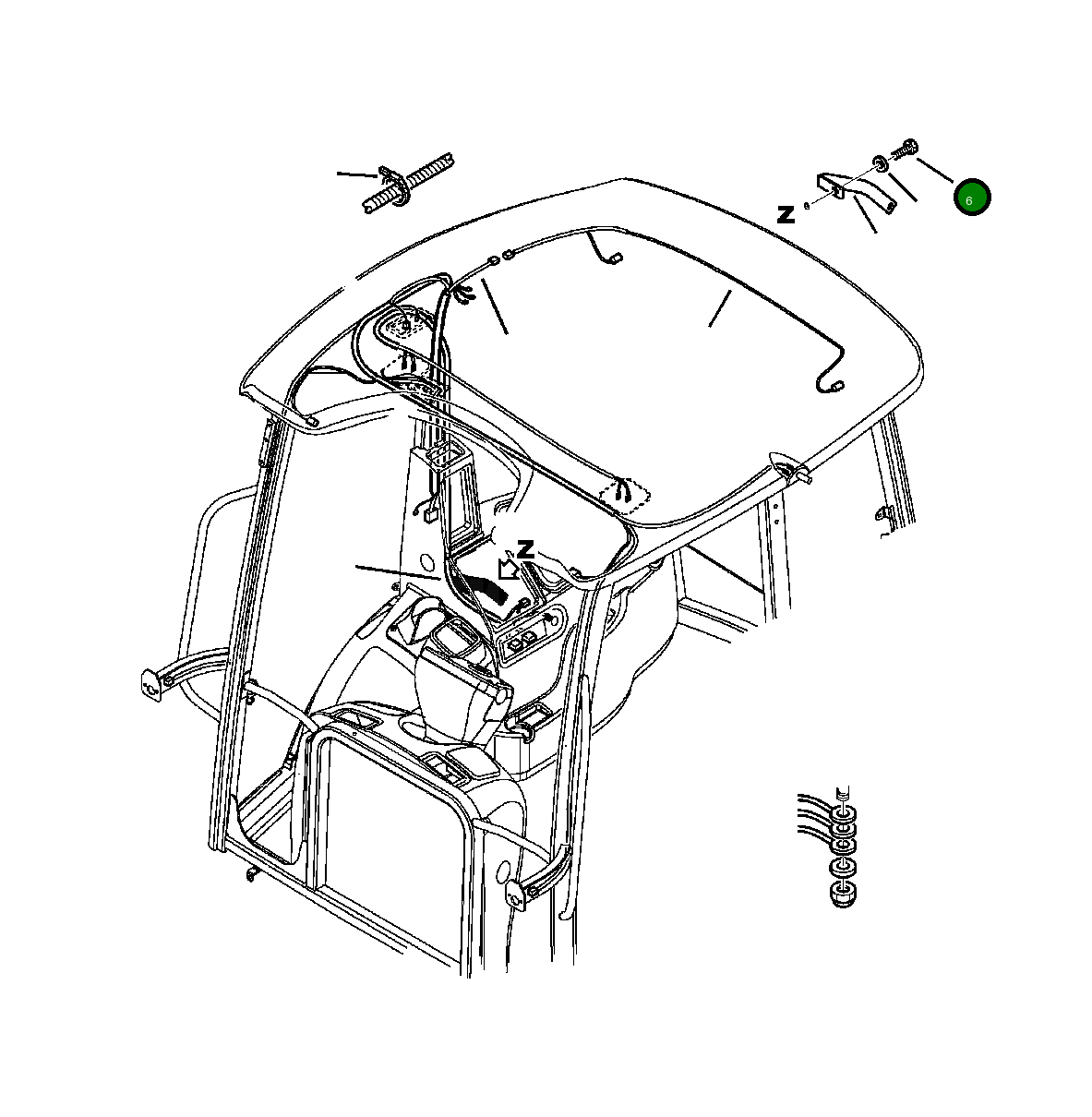 Болт 42N-06-17110 Komatsu