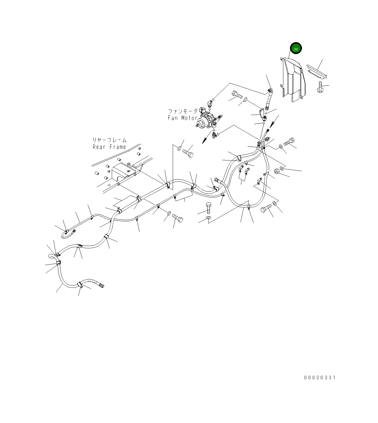 Крышка 421-03-H3200 Komatsu