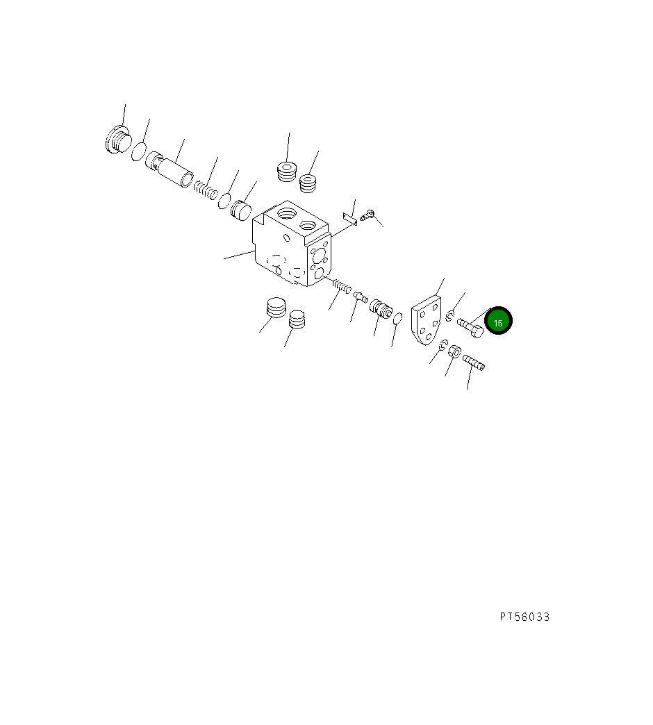 Болт KB92178-08201 Komatsu