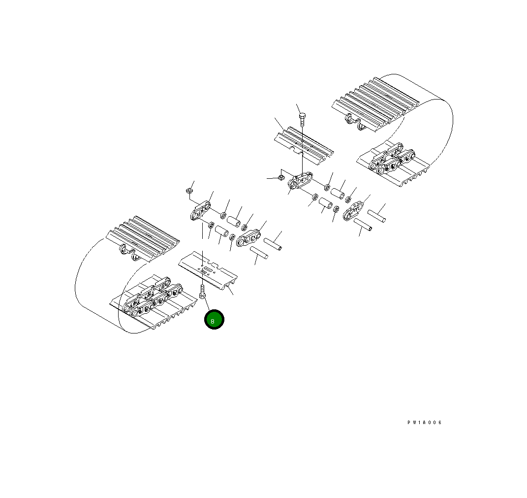 Болт 8240-32-1210 Komatsu