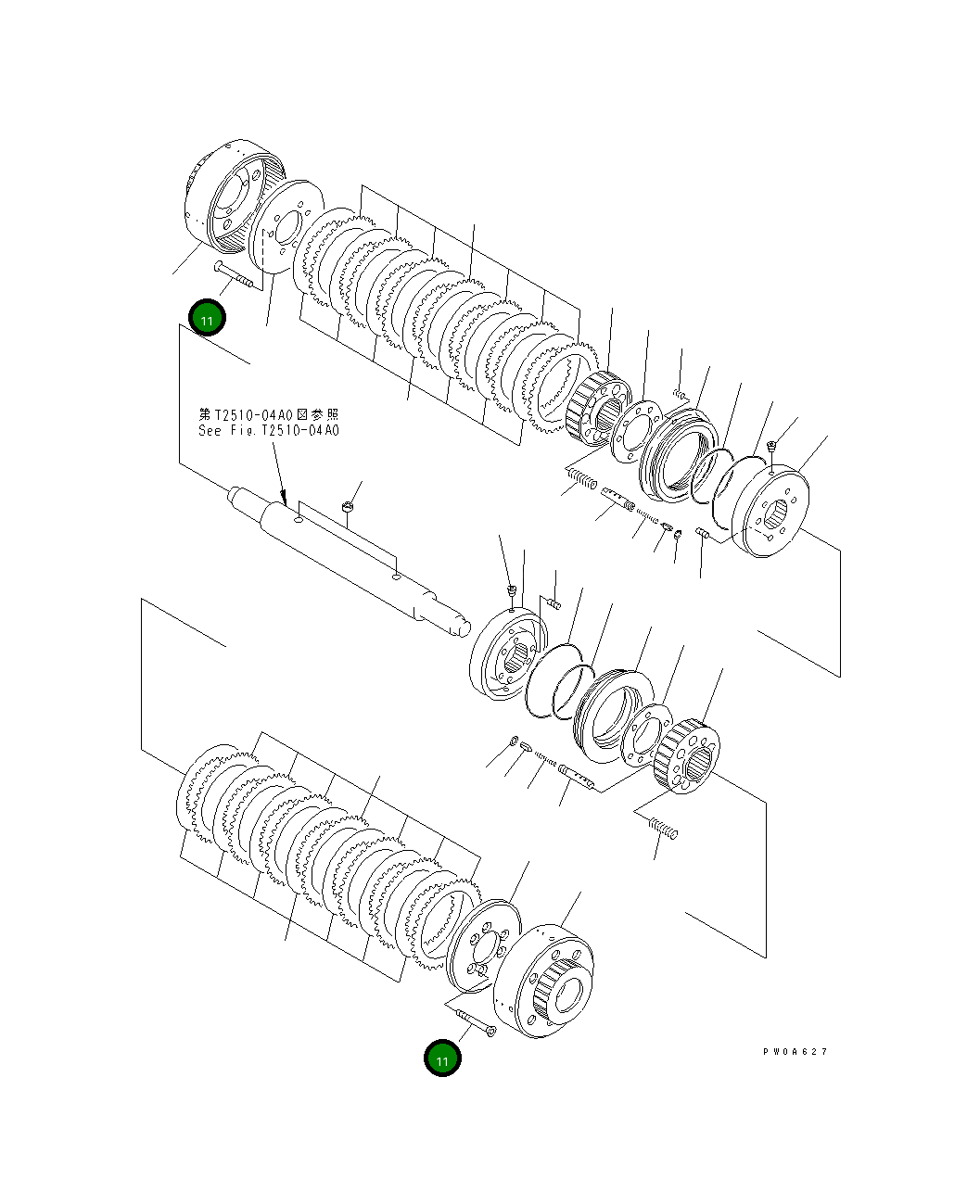 Болт 14X-960-2510 Komatsu