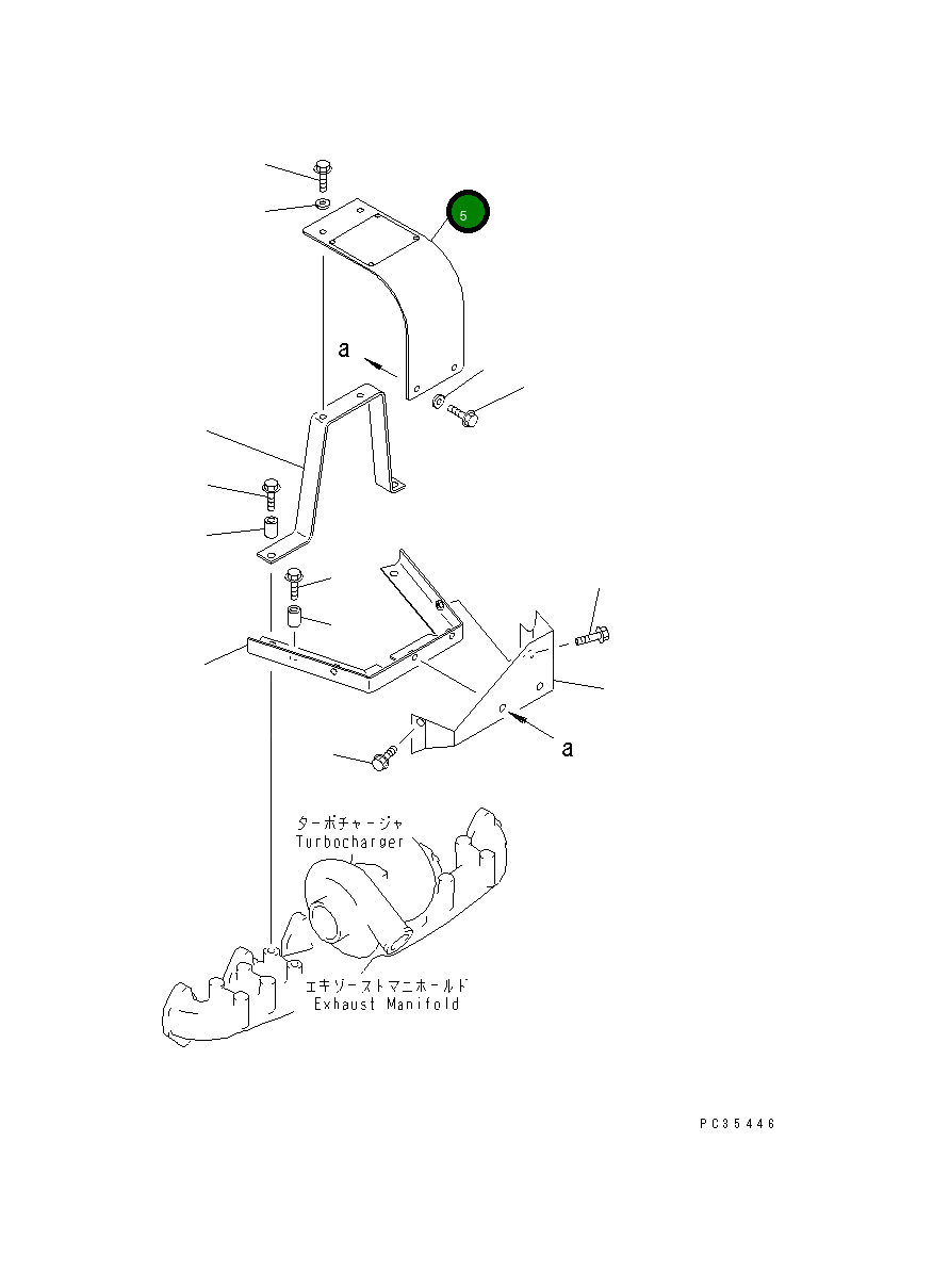 Крышка 6222-83-8810 Komatsu