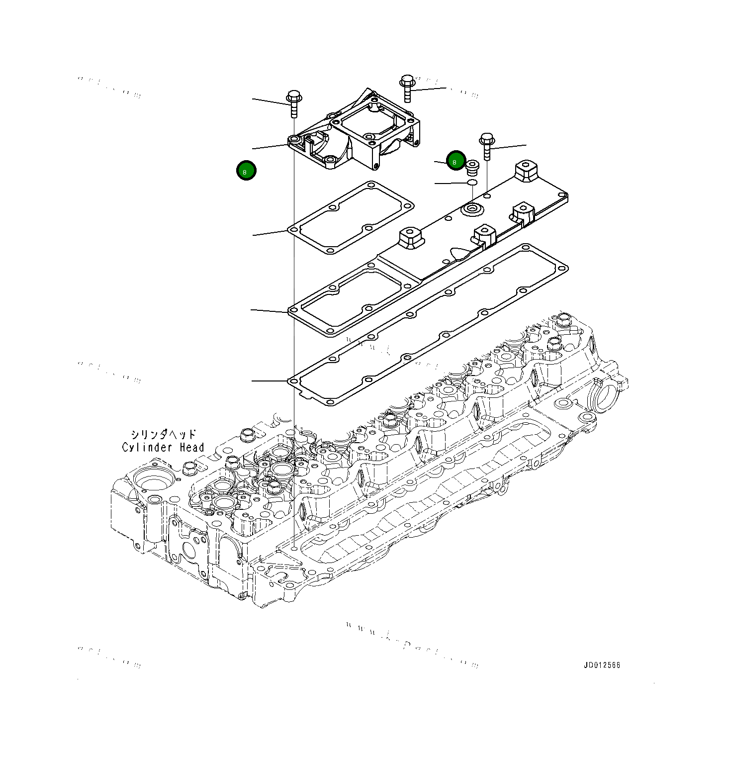 Болт 6743124110 Komatsu