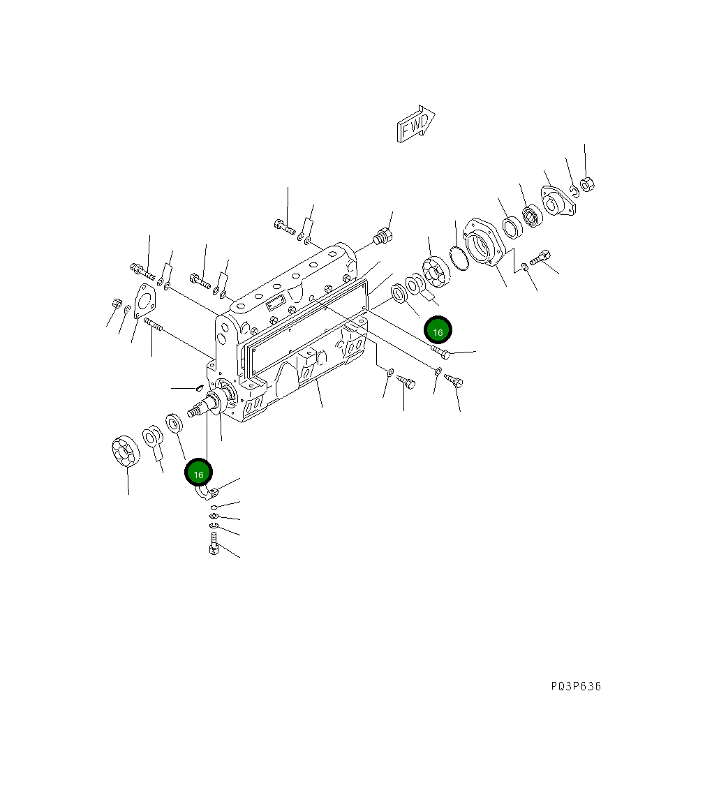 Кольцо DK133302-0200 Komatsu