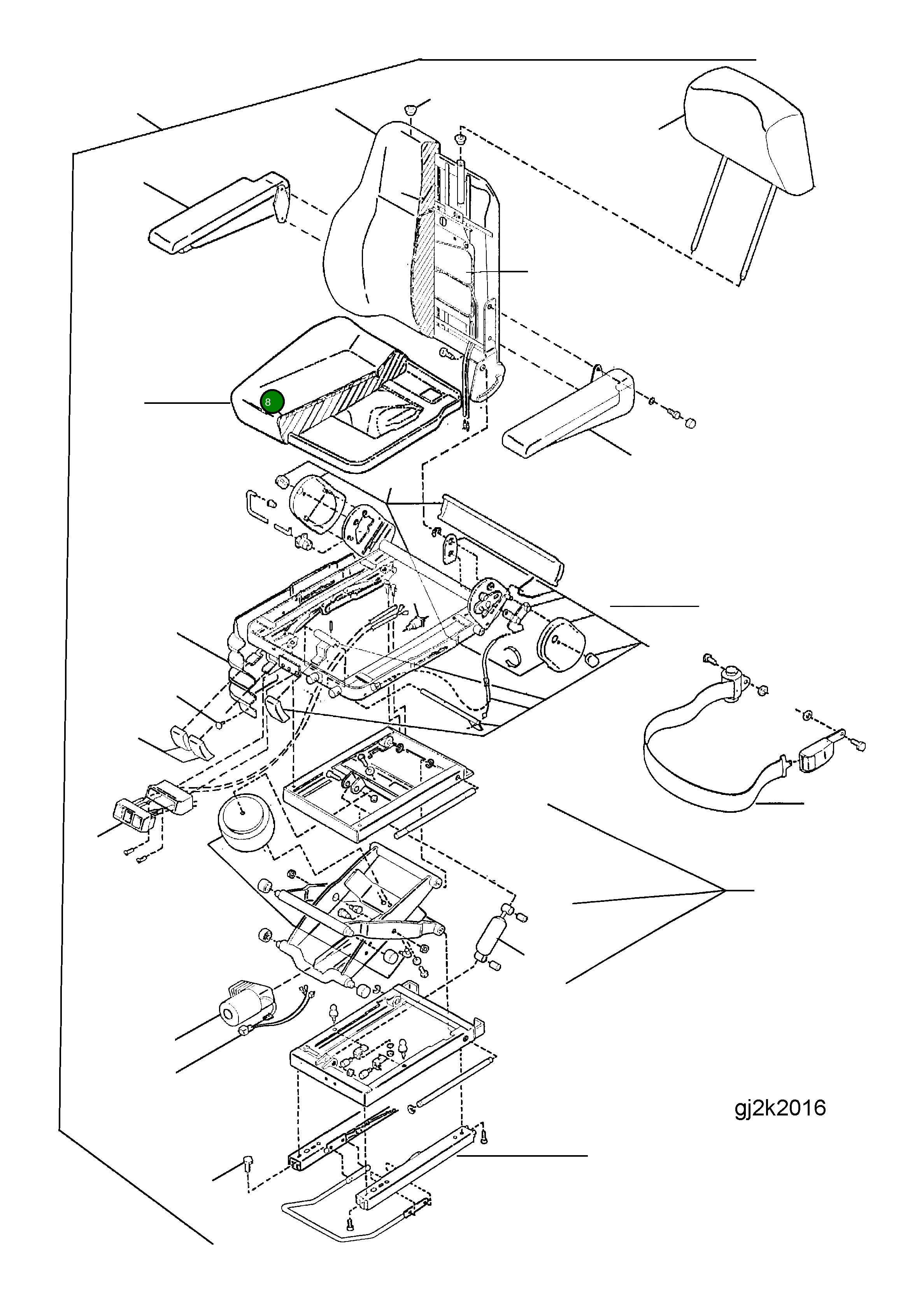 Крышка 419-960-HP22  Komatsu
