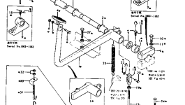 Левый подшипник GD371N501 Komatsu