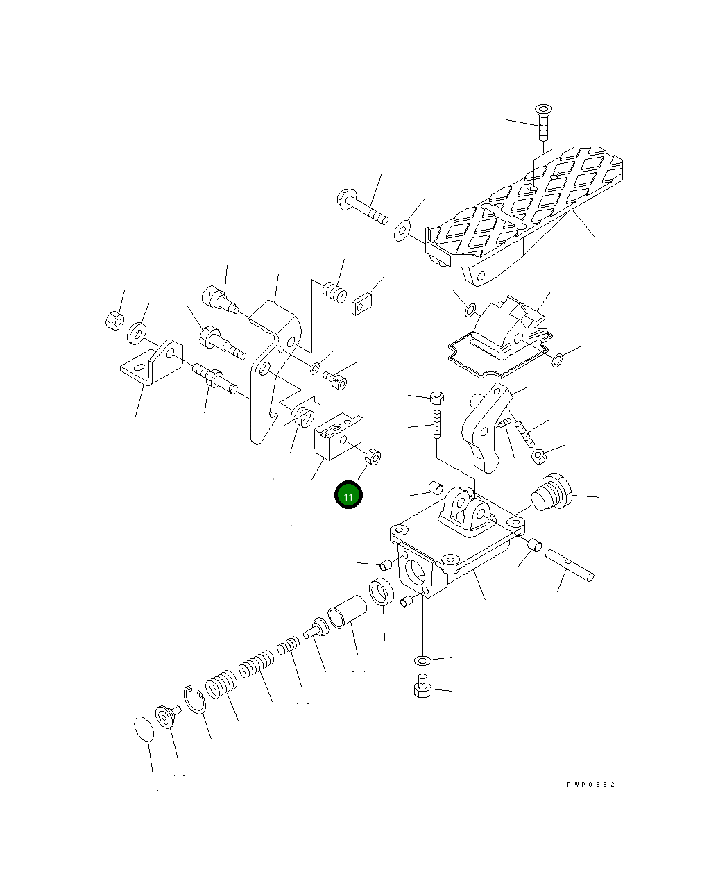 Кольцо уплотнительное (O-Ring) 20E-60-K5910 Komatsu