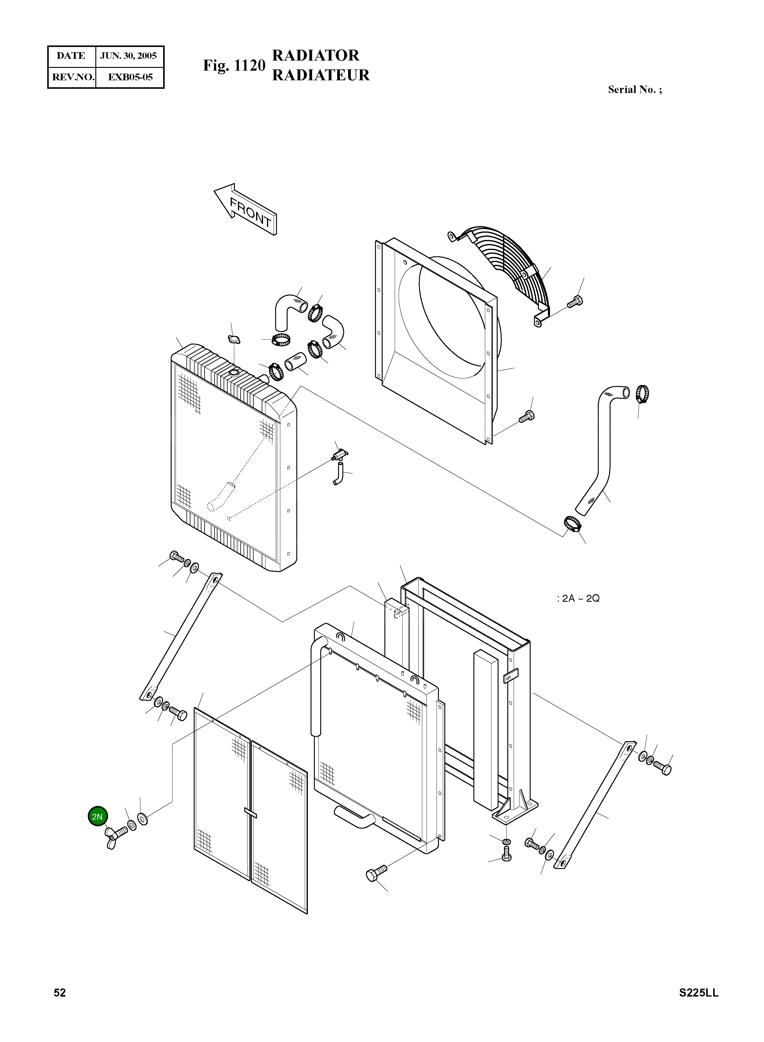 Болт S3055451 Komatsu