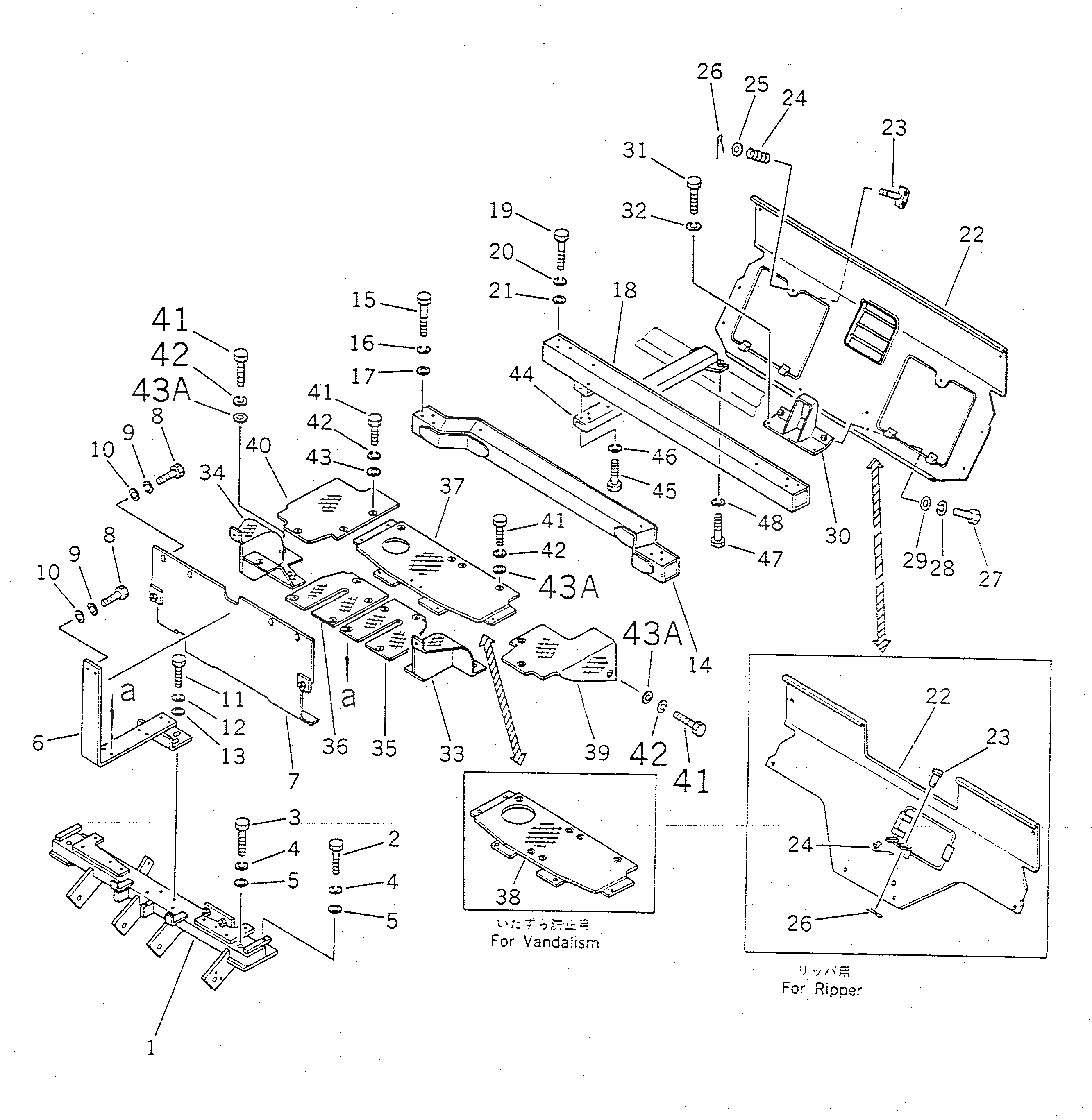 Болт 01011-31805 Komatsu