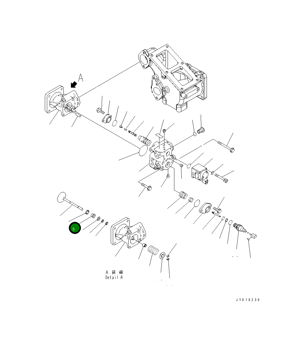 Крышка 6261-41-4830 Komatsu