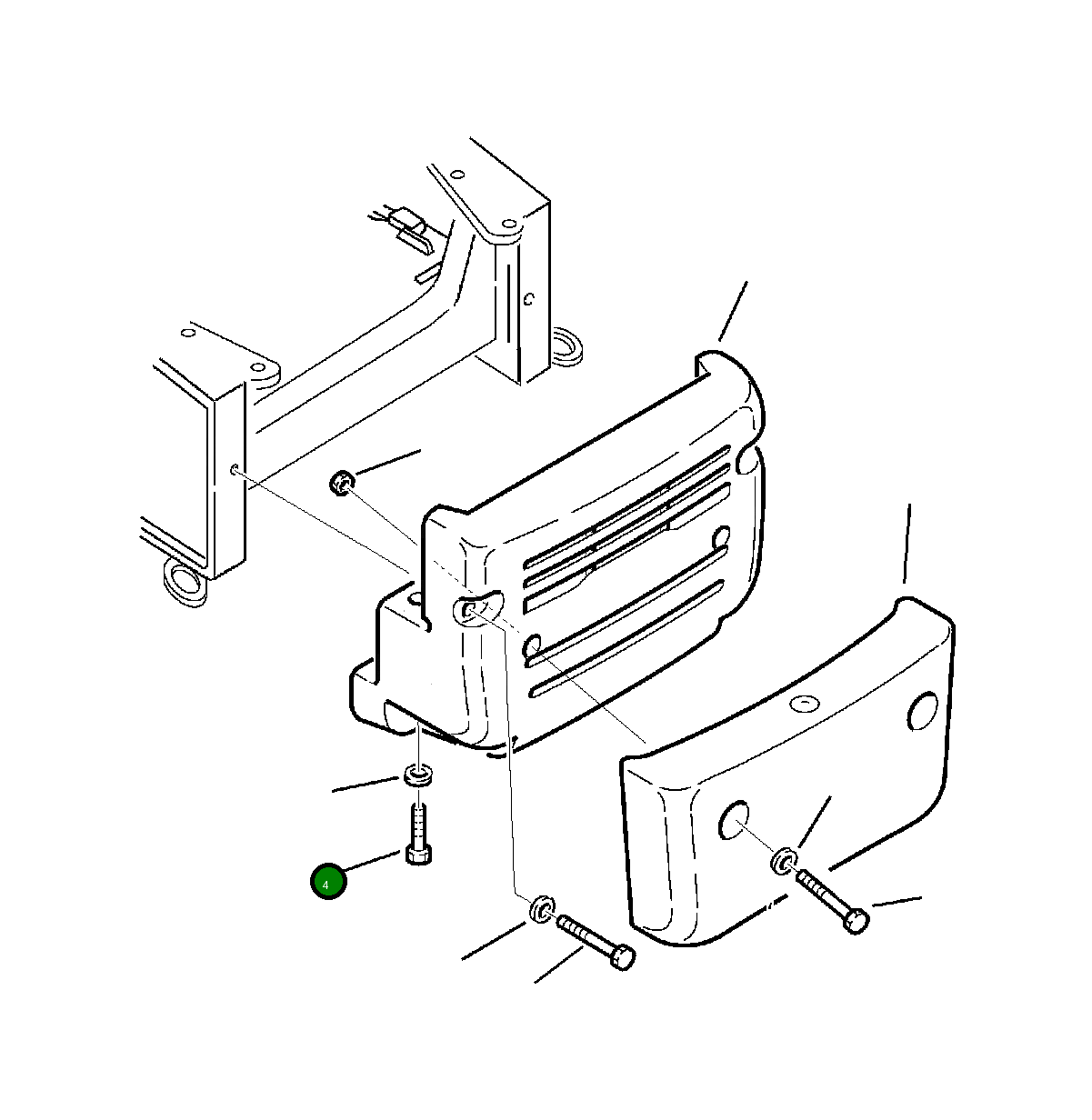 Болт 801015665  Komatsu