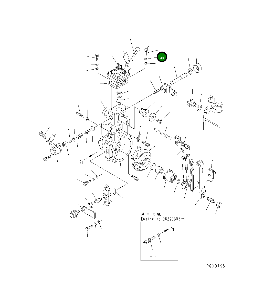 Болт DK029010-6620 Komatsu