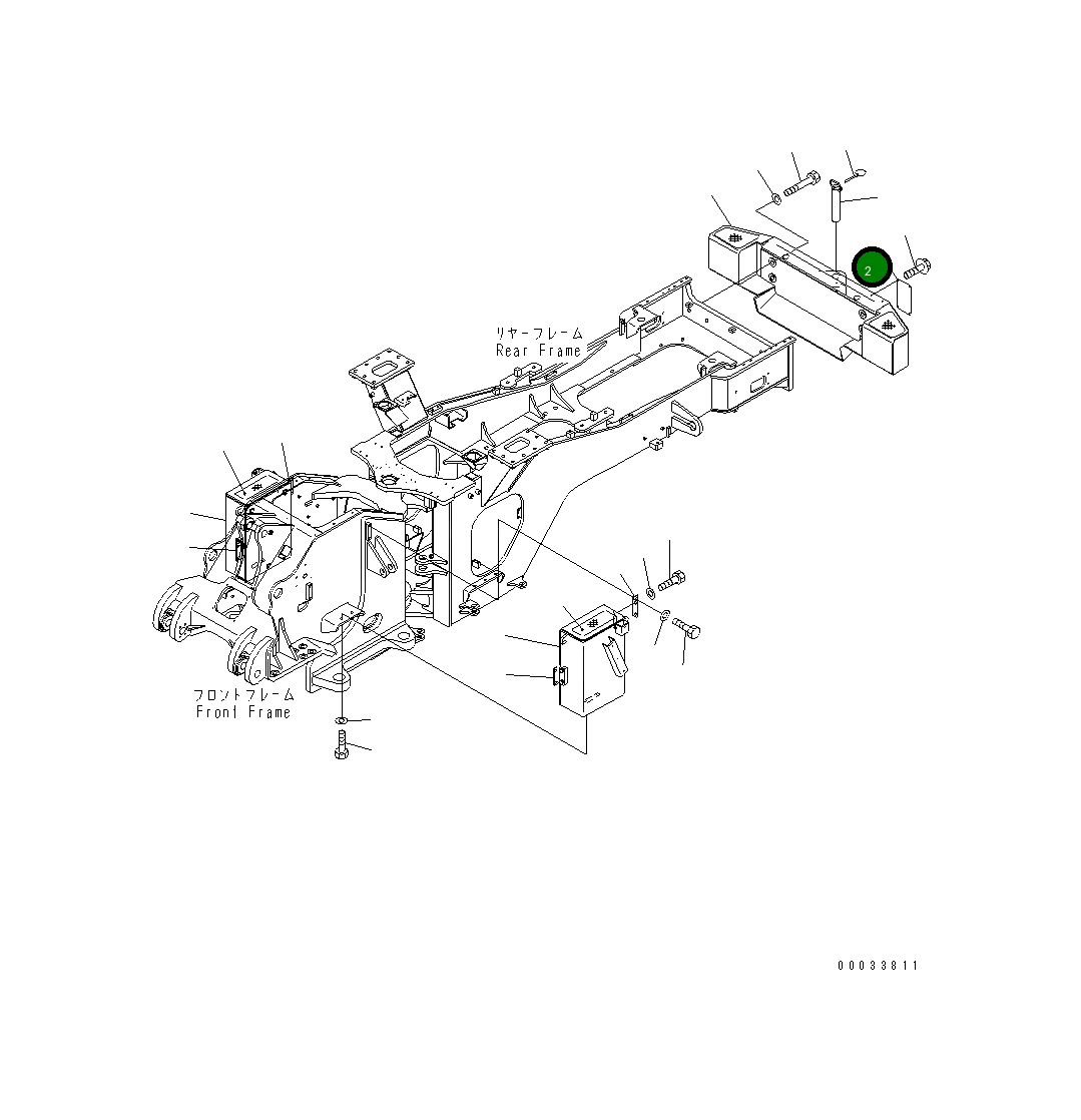 Крышка 41E-46-25140 Komatsu