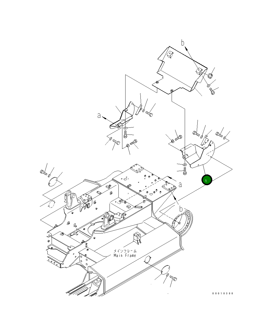 Крышка 11Y-30-23320 Komatsu