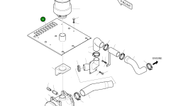 Крышка 2627-1283 Komatsu