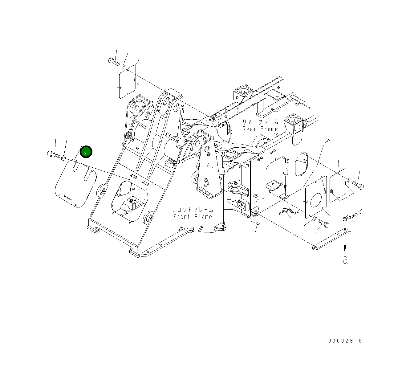 Крышка 418-877-3260 Komatsu