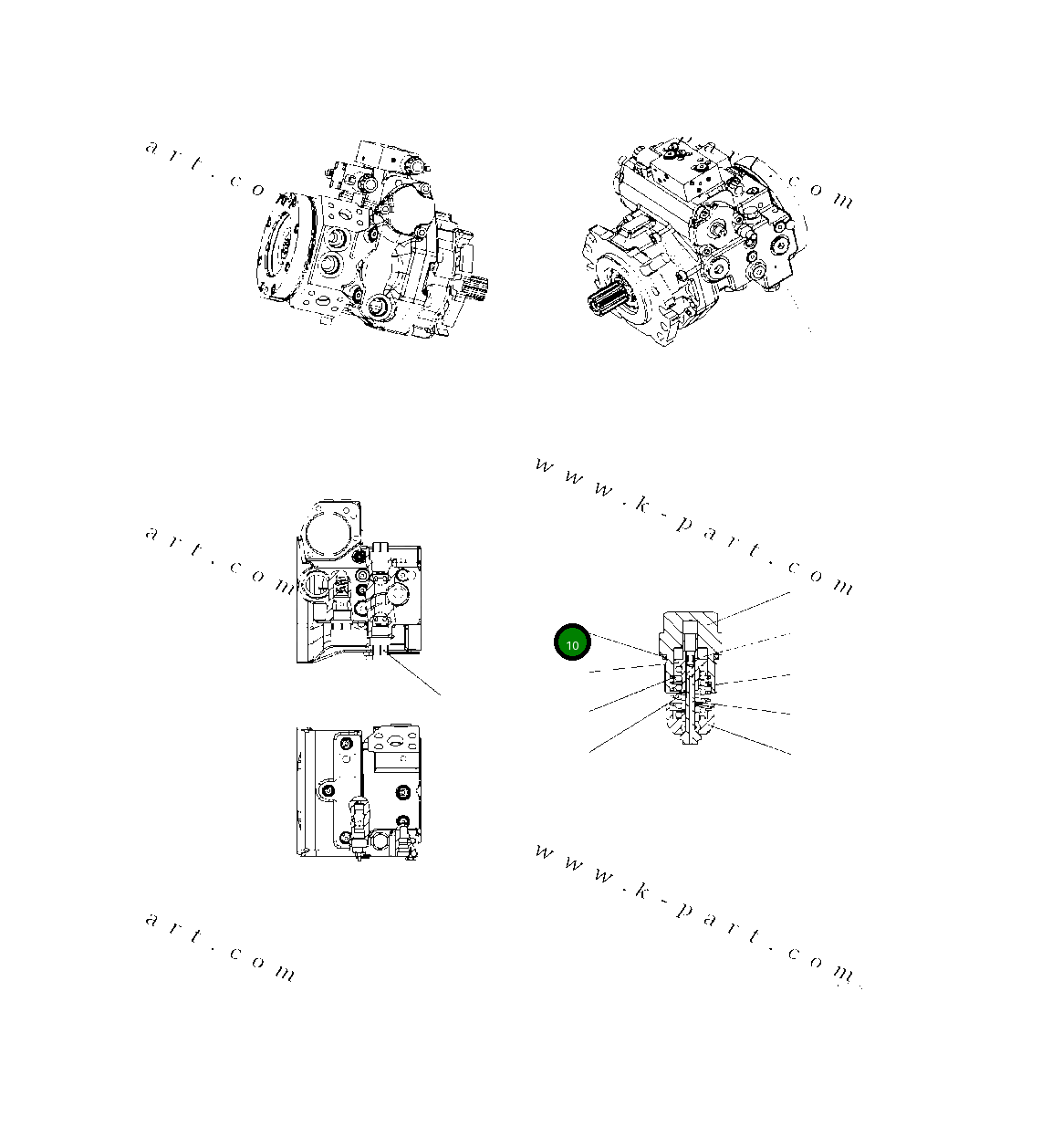 Кольцо уплотнительное (O-Ring) UCR909830867 Komatsu